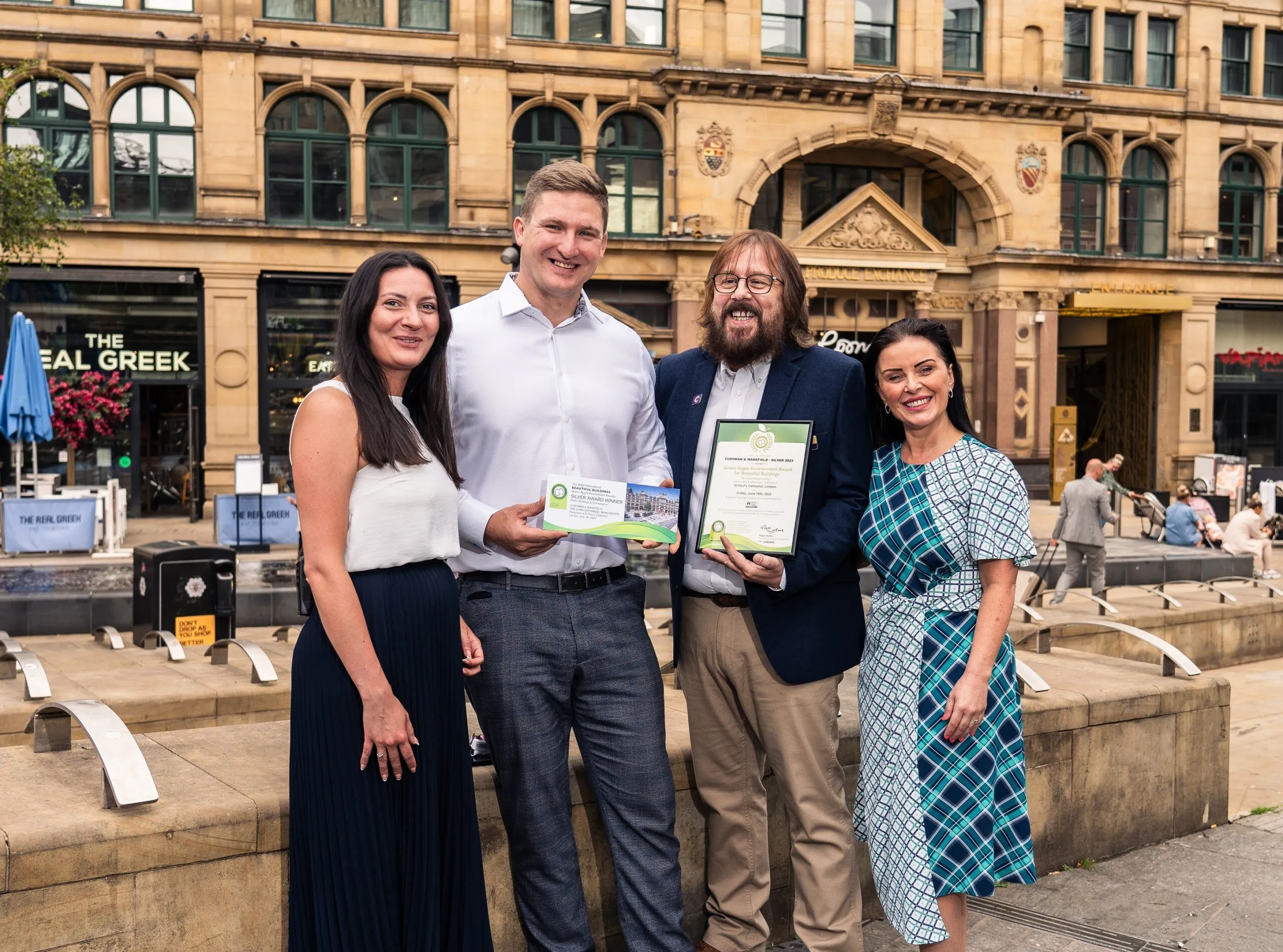 Corn Exchange Green Apple Award Press Release