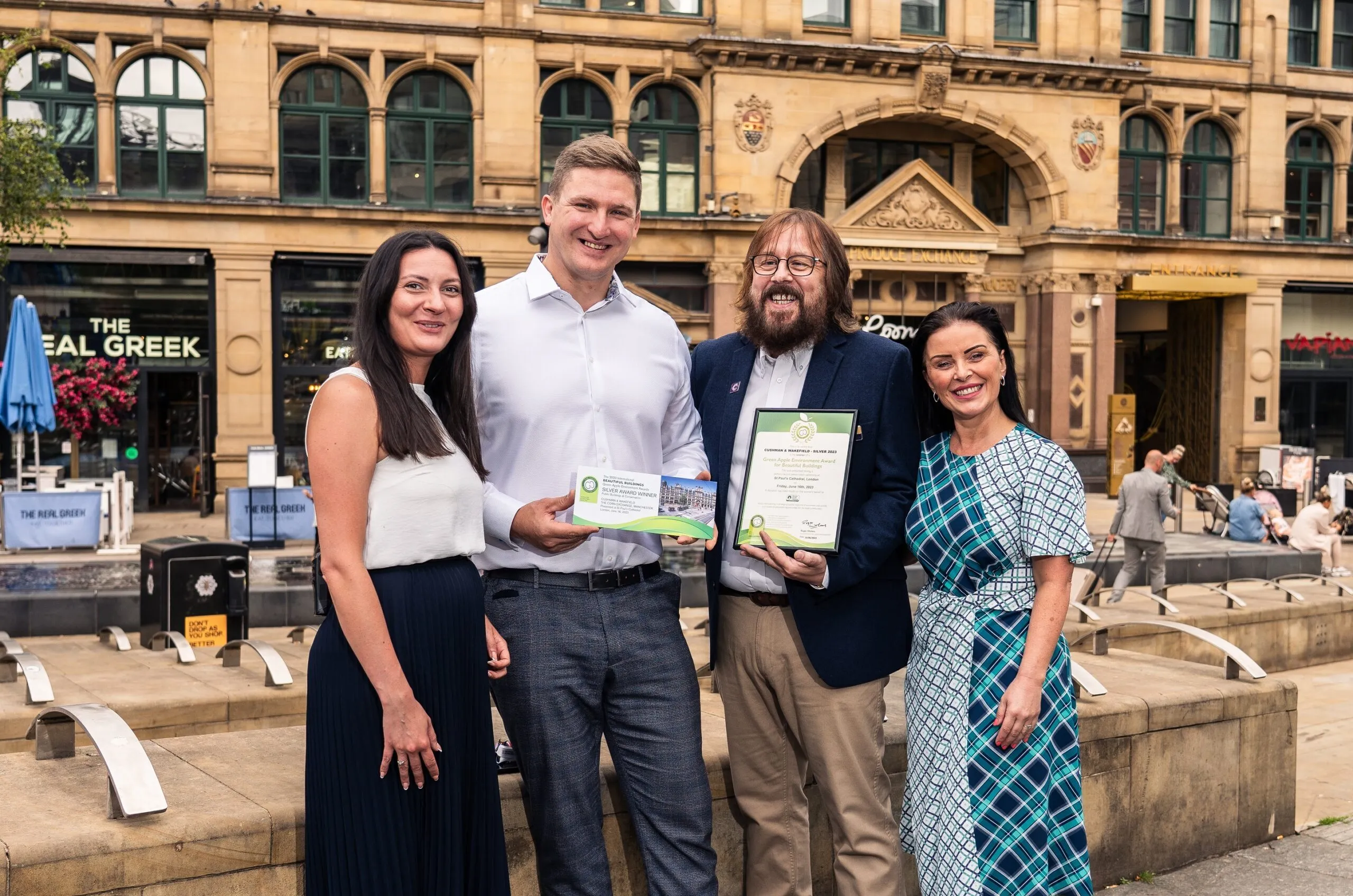 Corn Exchange Green Apple Award Press Release